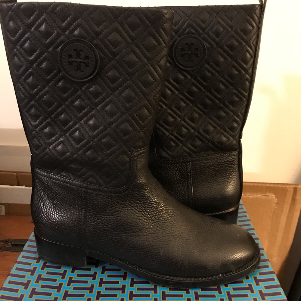 Tory Burch leather boots
